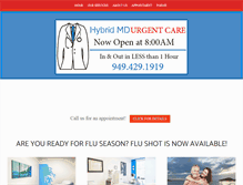 Tablet Screenshot of hybridmdoc.com